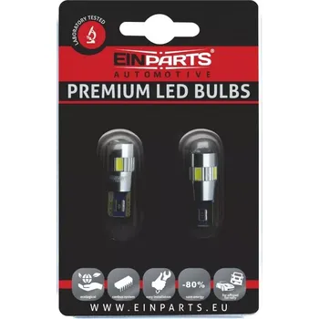 Autožárovka EPL07 LED žárovky W5W 1W (6 x SMD 5630) 6000K CANBUS