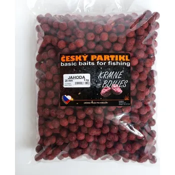 Boilies Český Partikl Boilies krmné Jahoda Ø 20 5 kg