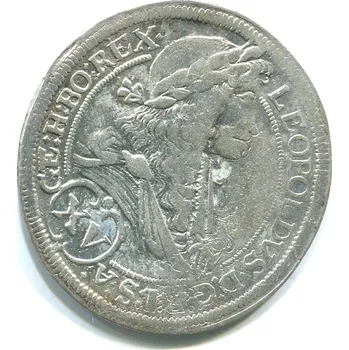 Leopold I. XV Kreuzer 1696. Graz. Ag.