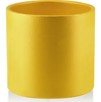Mondex Ava keramické pouzdro 12,5 x 11,7 cm žluté