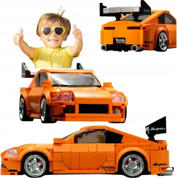 ostatní stavebnice TOYOTA SUPRA MK4 STAVEBNICE K SESTAVENÍ ve stylu Rychle a zběsile, 439 dílů