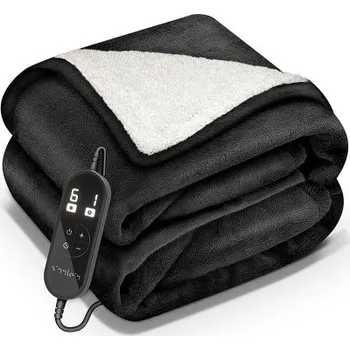 deka Vyhřívaná deka s automatickým vypnutím, 180 x 130 cm, černá - A SINNLEIN