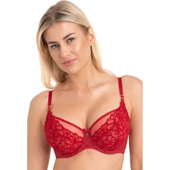 Podprsenka Podprsenka Samanta Emma A123 červená nevyztužená 75E