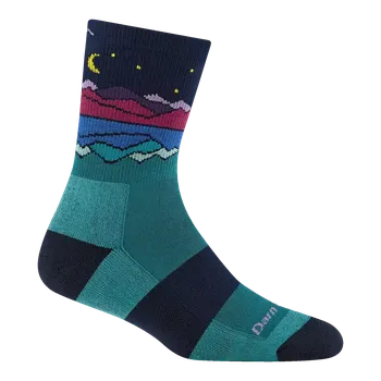 Dámské termo ponožky Darn Tough Mirror Lake Micro Crew Midweight teal L