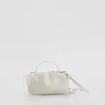 Reserved - Kabelka city bag s přívěskem - bílá - 156IU-00X - 156IU-00X-ONE