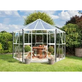 Skleník Zahradní pavilon Vitavia Hera 9000 stříbrný