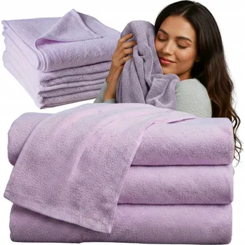 Obraz Osuška do sauny 140 x 70 cm fialová