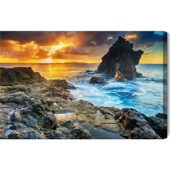 Obraz Obraz Na Plátně Západ slunce nad vodou 40x30 cm