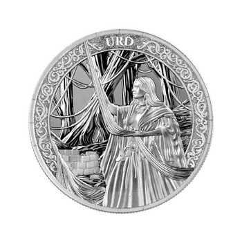 Čarodějnice: Urd - 1 Oz - stříbrná sběratelská mince
