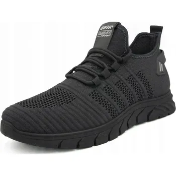 Pracovní obuv PRACOVNÍ POLOBOTKY PROFESIONÁLNÍ LEHKÉ OCHRANNÉ BOTY BOZP ČERNÉ VELIKOST 43 BOZP