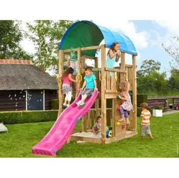 Dětské hřiště Dětské hřiště Farm s fialovou skluzavkou