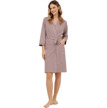 Dámský župan Dámský župan ITALIAN FASHION MEGAN 3/4 cappuccino XL 0