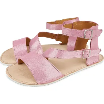 Dámské sandále Vlnka Dámské barefoot kožené sandály Imogen růžová velikost obuv dospělí 38