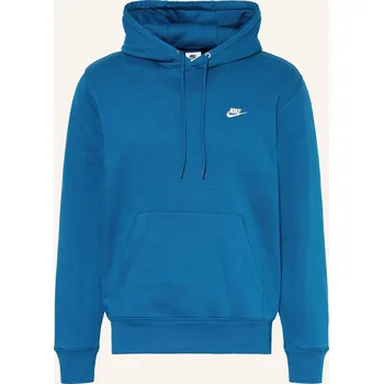 Pánská mikina Nike Pánská Mikina S Kapucí Club, modrá, XXL