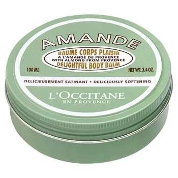 Tělové mléko L´occitane Amande Delighful Body Balm ( mandlový olej ) - Zjemňující tělový balzám 100 ml