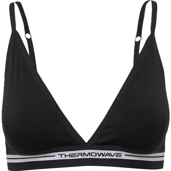 Podprsenka Dámská funkční podprsenka MERINO LIFE Thermowave černá velikost oblečení S