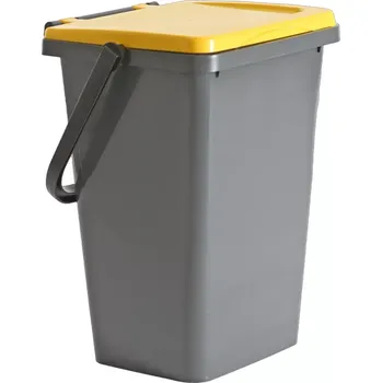 Odpadkový koš Třídící koš ECOLINE 35l Žluté víko