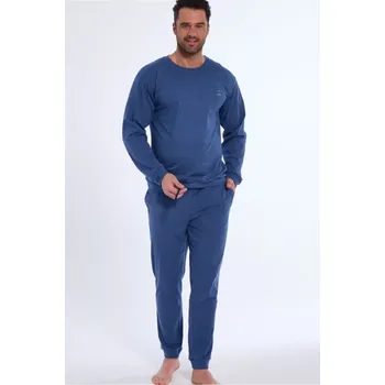 Pánské pyžamo PÁNSKÉ PYŽAMO DR 322/288 LOFOTEN 2 džínovina XXL