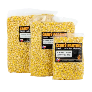 Návnadová surovina Český Partikl Kukuřice vařená NATURAL 5 kg