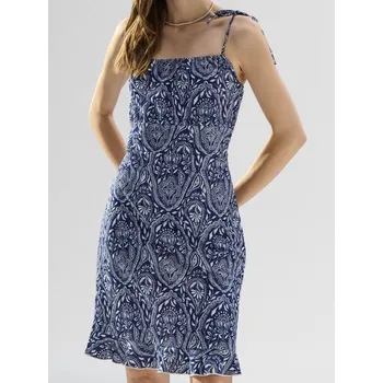 Dámské šaty Sinsay - Vzorované minišaty - modrá - 867AL-55X - 867AL-55X-S