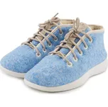 Vlnka Vlněné zateplené kotníkové tenisky Woolee modrá velikost obuv dospělí 46