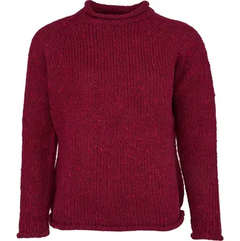 Dívčí mikina Vlnka Dámský vlněný svetr pulover červená velikost oblečení L