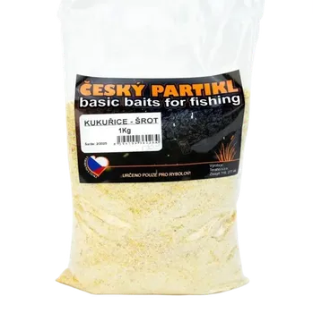 Návnadová surovina Český Partikl Kukuřičný šrot pro rybolov 1 kg