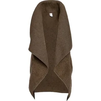 Vlnka Vlněná zavinovací vesta hnědá velikost oblečení L/XL