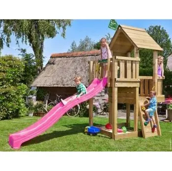 Dětské hřiště Dětské hřiště Cubby s fialovou skluzavkou