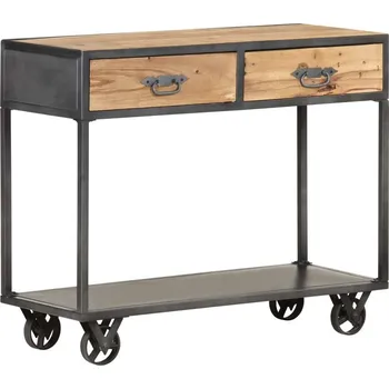 Konzolový stolek vidaXL Konzolový stolek 90 x 35 x 74 cm masivní recyklované dřevo [323516]