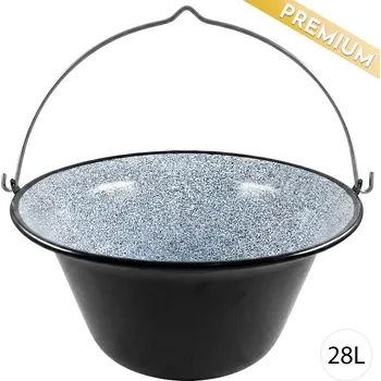 kotlíky Perfect Home Premium smaltovaný kotlík na guláš 28L, 13024