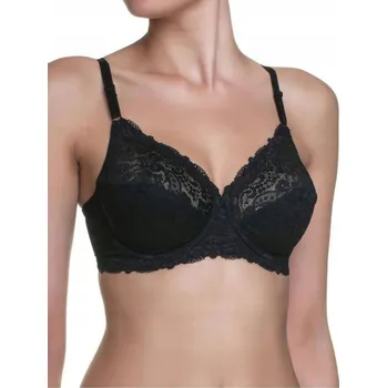 Dámské spodní prádlo Podprsenka TRIUMPH nevyztužená černá krajková Compliment 80C