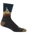 Darn Tough Spaced Out Micro Crew Lightweight Cusion pánské ponožky Charcoal vel. M (41-42)