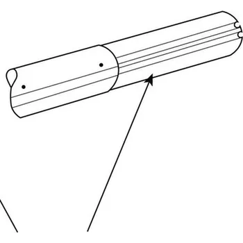 Teleskop. navíjecí tyč - délka: 2, 7–4, 4 m (eloxovaný hliník)