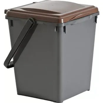 Odpadkový koš Třídící koš ECOLINE 20l Hnědé víko