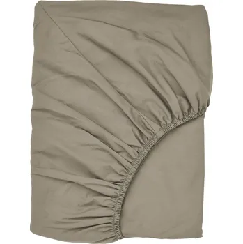 Prostěradlo IKEA ULLVIDE Prostěradlo s gumou šedobéžové 160x200 cm bavlna lyocell