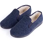 Vlnka Pánské protiskluzové bačkory Merino modrá velikost obuv dospělí 47