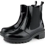 Vlnka Dámské kožené kotníkové boty Sofia černá velikost obuv dospělí 40