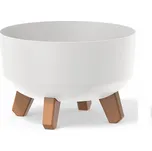 PROSPERPLAST Květináč GRACIA LOW 38cm bílý