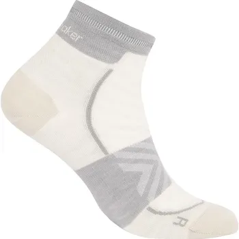 Pánské ponožky Ponožky Merino Blend Run Ultralight Mini Icebreaker Ecru velikost oblečení L