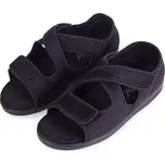 Vlnka Zdravotní obvazová obuv otevřená se širokým otevíráním černá velikost obuv dospělí 42