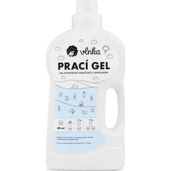 Prací prostředek Vlnka Prací gel na sportovní oblečení s lanolinem 1 l
