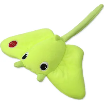 tréninková pomůcka pro psa Hračka Dog Fantasy Glow rejnok zelený svítící ve tmě 27cm