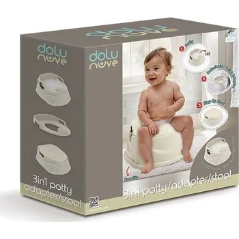 Dolu nočník 3v1 béžový