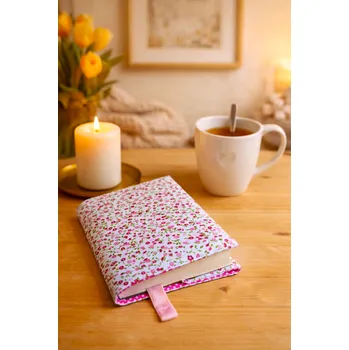 Povlak na polštářek Obal na knížku_růžová kvítka
