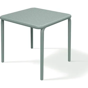 Jídelní stůl Zahradní jídelní stůl BRENES 79,5x79,5x75,5 cm zelený