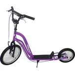 Koloběžka s nafukovacími koly 16/12" Hurricane fialová