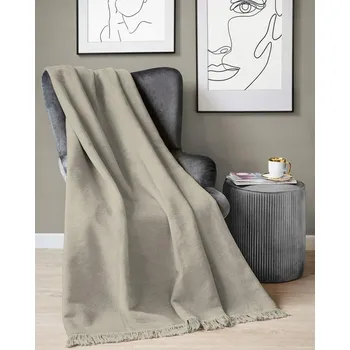 deka Bavlněná deka hnědá 150x200 vzor 106JB Detex