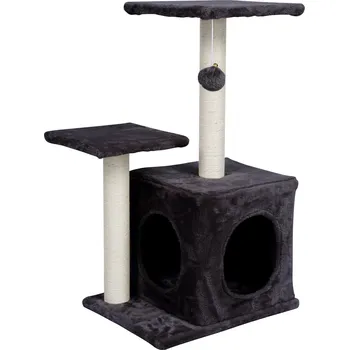 Aga Škrabadlo pro kočky 30x45x70 cm Černé