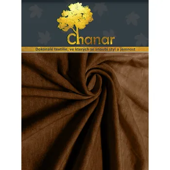 Prostěradlo Chanar s.r.o Prostěradlo Jersey Basic 180x200 cm Barva: hnědá